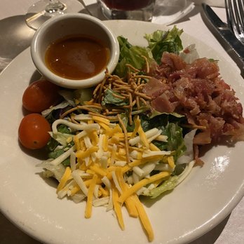 The Chop House - Salad before dinner - Steakhouses Near Me - Sevierville, Tennessee