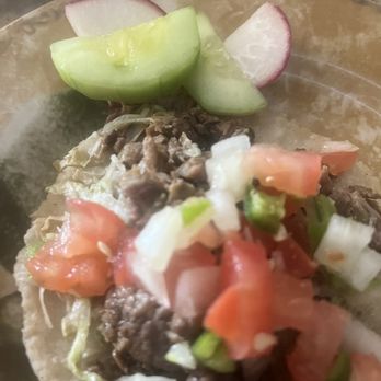 Tacos Mazatlan - Love the cucumbers and radishes with my street tacos.. - Mexican Near Me - Reno, Nevada
