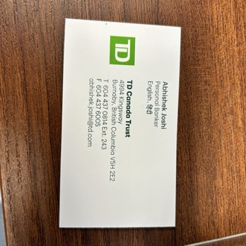 TD Bank Financial Group - Banks & Credit Unions Near Me - Burnaby, British Columbia TD Bank Financial Group - Banks & Credit Unions Near Me - Burnaby, British Columbia