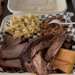Tri-tip and brisket plate Tri-tip and brisket plate