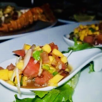 Samurai's Cuisine - Raw tuna meet mango salsa!!! Yes baby, make sure to ask for jalapeños!!! - Asian Fusion Near Me - Murfreesboro, Tennessee Samurai's Cuisine - Raw tuna meet mango salsa!!! Yes baby, make sure to ask for jalapeños!!! - Asian Fusion Near Me - Murfreesboro, Tennessee