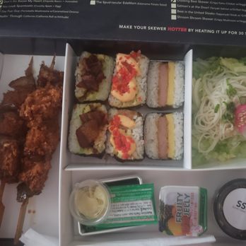 Sushi With Attitude - (Mine) The Exclusive Attitude Box | Create Your Own Box with YOU LOOK SPAMTASTIC, POKE ME, DON'T GO BACON MY HEART, SOMENY LOVE ME SALAD - Caterers Near Me - Los Angeles, California Sushi With Attitude - (Mine) The Exclusive Attitude Box | Create Your Own Box with YOU LOOK SPAMTASTIC, POKE ME, DON'T GO BACON MY HEART, SOMENY LOVE ME SALAD - Caterers Near Me - Los Angeles, California