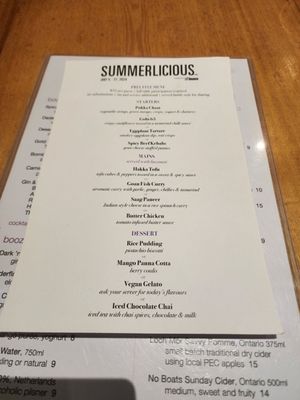 Menu photo 2 Pukka Toronto, ON