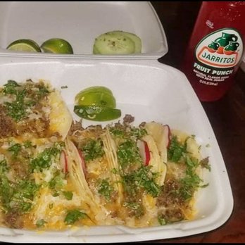 Taqueria Los Cinco Primos - Beef street tacos with everything plus cheese & Jarrito's to drink! Delicious! - Tacos Near Me - Broken Arrow, Oklahoma Taqueria Los Cinco Primos - Beef street tacos with everything plus cheese & Jarrito's to drink! Delicious! - Tacos Near Me - Broken Arrow, Oklahoma