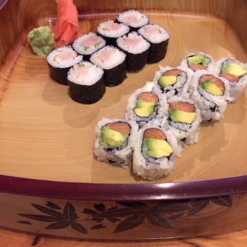 Little Tokyo - Yellowtail scallion roll & salmon avocado roll - Japanese Near Me - Hackettstown, New Jersey