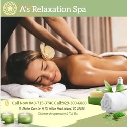 A’s Relaxation Spa - Whether it's stress, physical recovery, or a long day at work, A's Relaxation Spa has helped
many clients relax in the comfo...