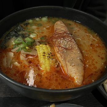 Kame - Spicy Salmon Miso - Ramen Near Me - New York, New York