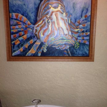 Chef Michael's - Beautiful artwork at Chef Michaels of the Lionfish. - Seafood Near Me - Islamorada, Florida