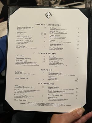 Menu photo 1 Hyde Park Prime Steakhouse Dublin, OH Menu photo 1 Hyde Park Prime Steakhouse Dublin, OH