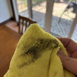 Professionally Polished Cleaning - Wiped off top of one door