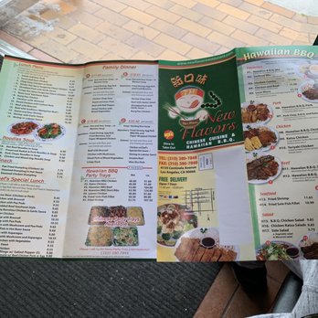 New Flavors - Menu as of 4/28/23 - Hawaiian Near Me - Los Angeles, California