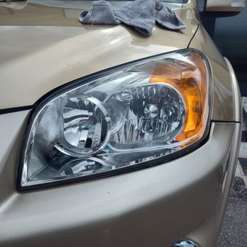 Clarion Headlight Restoration - after headlight restoration - Auto Detailing Near Me - Boston, Massachusetts