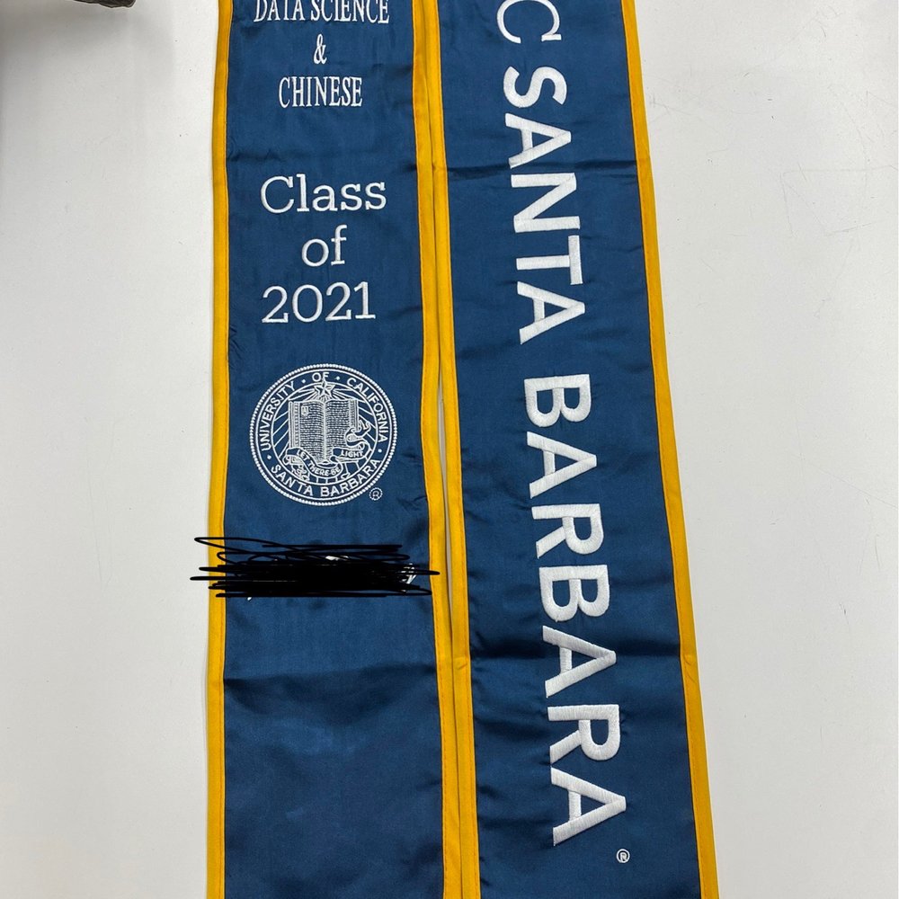 Red Dot Uniforms - Customized Stole (blurred out my name for privacy purposes) - Uniforms Near Me - El Monte, California Red Dot Uniforms - Customized Stole (blurred out my name for privacy purposes) - Uniforms Near Me - El Monte, California