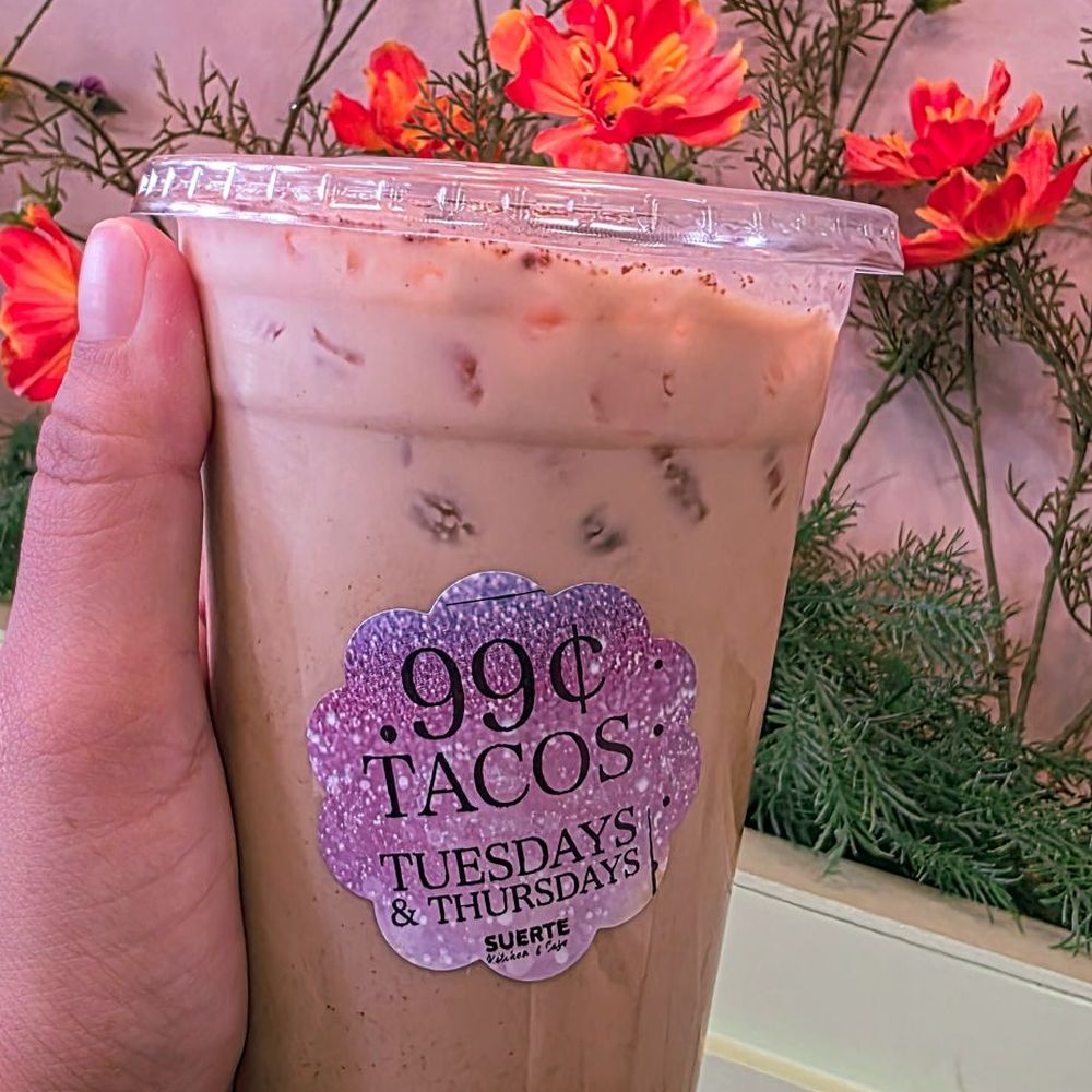 El Bukanas - Iced Spanish Latte. Specials Tuesday and Thursday - Mexican Near Me - Hacienda Heights, California