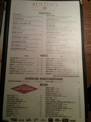 Menu photo 7 Austin's Restaurant & Bar West Lawn, PA