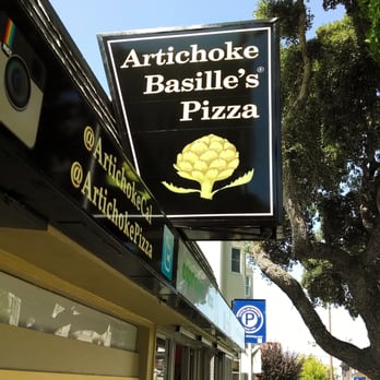 Artichoke Basille's Pizza - Durant Street One Block up From Telegraph - Pizza Near Me - Berkeley, California