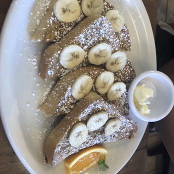 Moke’s Bread And Breakfast - French Toast with bananas- daughter hated the bread. Husband said it was okay. - Breakfast & Brunch Near Me - Honolulu, Hawaii Moke’s Bread And Breakfast - French Toast with bananas- daughter hated the bread. Husband said it was okay. - Breakfast & Brunch Near Me - Honolulu, Hawaii