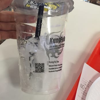 Kung Fu Tea - Half of my drink is ice. Gj Queens Crossing kft. - Coffee & Tea Near Me - Flushing, New York Kung Fu Tea - Half of my drink is ice. Gj Queens Crossing kft. - Coffee & Tea Near Me - Flushing, New York