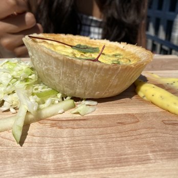 Terrasse Nelligan - Mushroom quiche - French Near Me - Montreal, Quebec Terrasse Nelligan - Mushroom quiche - French Near Me - Montreal, Quebec