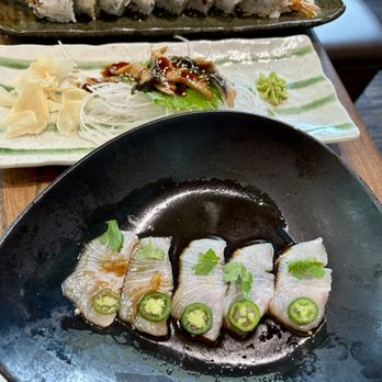 Blue Sushi Sake Grill - Yellowtail Serrano*and Unagi - Sushi Bars Near Me - Fort Worth, Texas