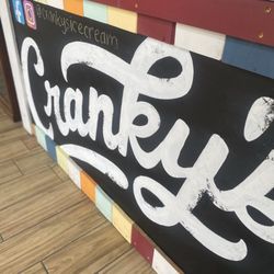 Cranky's - Cute sign as you walk in..