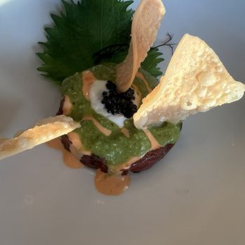 Michel's At The Colony Surf - Ahi tartare. Loved the local Hawai'i spin with the wonton chips! - French Near Me - Honolulu, Hawaii