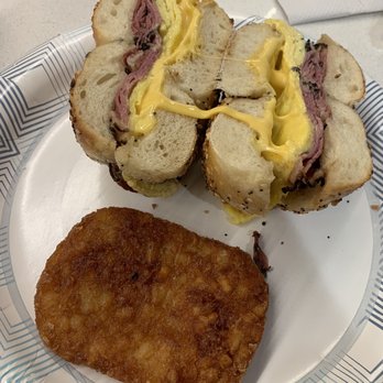 Greenberg’s Bagels - Hash Brown and P.E.C Sandwich - Bagels Near Me - Brooklyn, New York Greenberg’s Bagels - Hash Brown and P.E.C Sandwich - Bagels Near Me - Brooklyn, New York