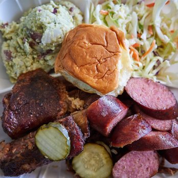 TEX 808 BBQ & Brews - Three meat combo - Barbeque Near Me - Honolulu, Hawaii TEX 808 BBQ & Brews - Three meat combo - Barbeque Near Me - Honolulu, Hawaii