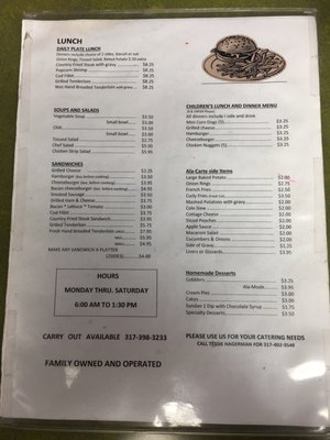 Menu photo 3 Farmhouse Diner Shelbyville, IN Menu photo 3 Farmhouse Diner Shelbyville, IN