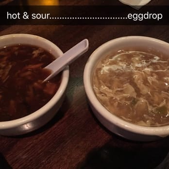 P.F. Chang's - Hot & sour soup was too sour. Eggdrop, not traditional, but pretty good - Chinese Near Me - Honolulu, Hawaii