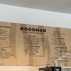 Goodman Coffee Roasters - Menu