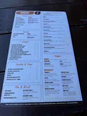 Menu photo 8 OB Surf Lodge San Diego, CA Menu photo 8 OB Surf Lodge San Diego, CA