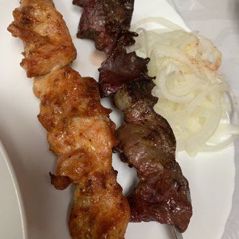 Cafe Kashkar - Chicken + liver kebab - Turkish Near Me - Brooklyn, New York