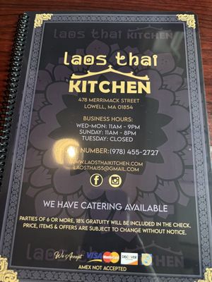 Menu photo 6 Laos Thai Kitchen Lowell, MA