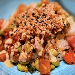 Spicy tuna poke bowl Spicy tuna poke bowl
