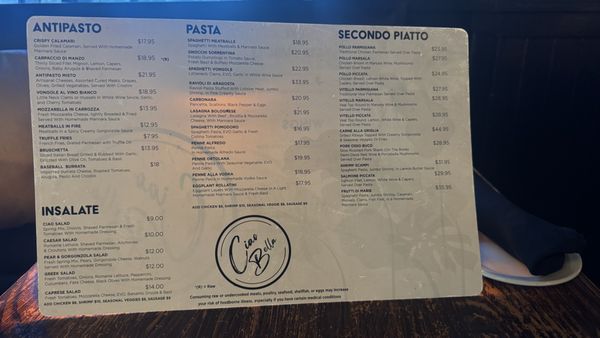 Menu photo 5 Ciao Bella Charleston, SC Menu photo 5 Ciao Bella Charleston, SC