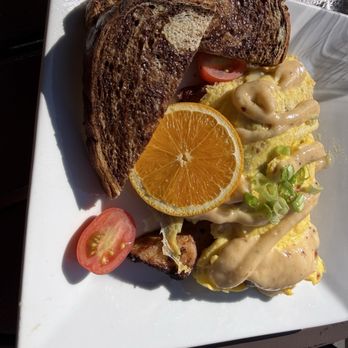 Generations - Garlic aioli omelette with guyer cheese sausage bacon- - New American Near Me - Lake Placid, New York Generations - Garlic aioli omelette with guyer cheese sausage bacon- - New American Near Me - Lake Placid, New York