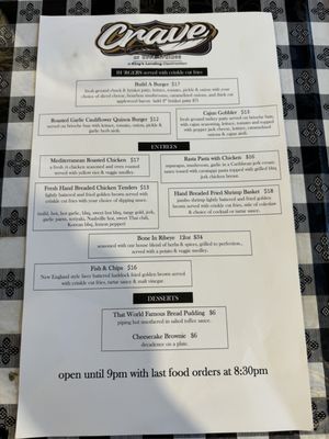 Menu photo 7 Crave at Rock Springs Apopka, FL