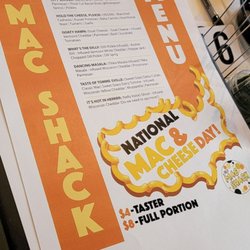 National Mac & Cheese Day Menu