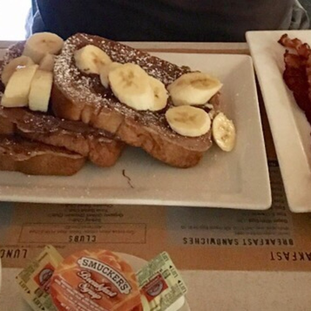 Aqua Beach Cafe - French Toast and Nutella with Banana! Gourmet! - Italian Near Me - Wildwood Crest, New Jersey