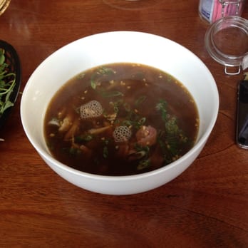 Mopho - Beef broth pho with duck confit, flank & meatballs. - Vietnamese Near Me - New Orleans, Louisiana Mopho - Beef broth pho with duck confit, flank & meatballs. - Vietnamese Near Me - New Orleans, Louisiana