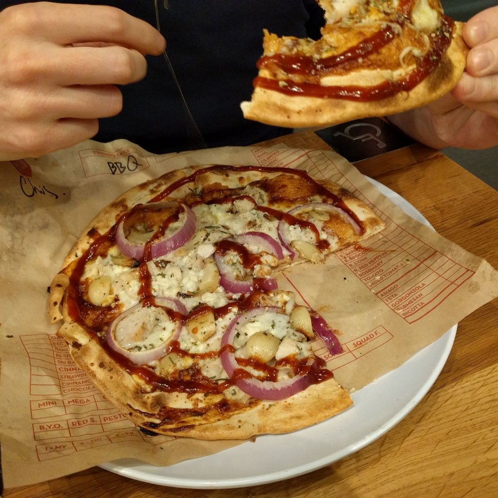 MOD Pizza - Husband's BBQ pizza - Fast Food Near Me - Walnut Creek, California MOD Pizza - Husband's BBQ pizza - Fast Food Near Me - Walnut Creek, California