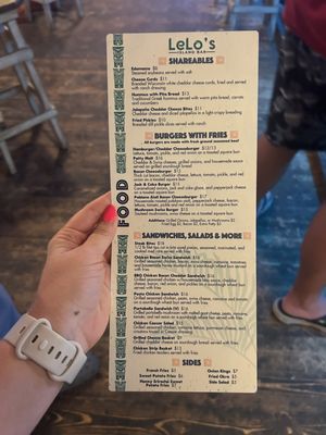 Menu photo 4 Lelo's Island Bar Port Aransas, TX Menu photo 4 Lelo's Island Bar Port Aransas, TX