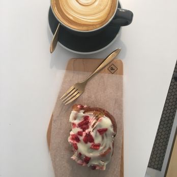 Prospect Coffee Roasters - Strawberry roll and latte yum!! - Coffee Roasteries Near Me - Ventura, California Prospect Coffee Roasters - Strawberry roll and latte yum!! - Coffee Roasteries Near Me - Ventura, California