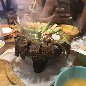 El Tapatio - Molcajete with 3 meats - Mexican Near Me - Sacramento, California El Tapatio - Molcajete with 3 meats - Mexican Near Me - Sacramento, California