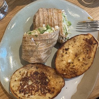 Nando's Peri-Peri - Wrap with garlic bread - Desserts Near Me - Austin, Texas Nando's Peri-Peri - Wrap with garlic bread - Desserts Near Me - Austin, Texas