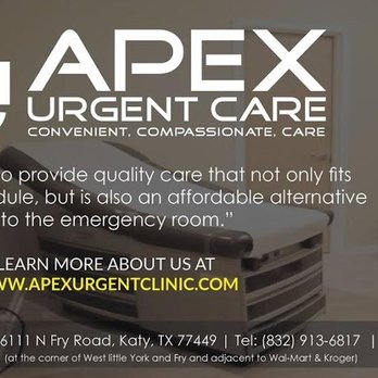 Apex Urgent Care Katy - Urgent Care Near Me - Katy, Texas Apex Urgent Care Katy - Urgent Care Near Me - Katy, Texas