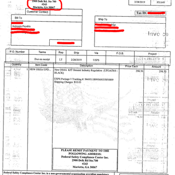 The UPS Store - The invoice they sent me - Shipping Centers Near Me - Marietta, Georgia