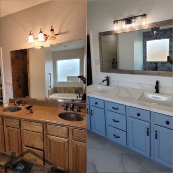 Hantz Contractors - a bathroom remodel before and after - General Contractors Near Me Hantz Contractors - a bathroom remodel before and after - General Contractors Near Me