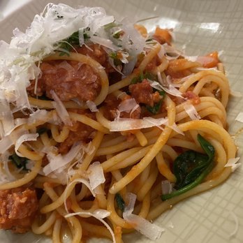 Guido Al Duomo - Pasta with spicy sausage. - Italian Near Me - Munich, BY Guido Al Duomo - Pasta with spicy sausage. - Italian Near Me - Munich, BY